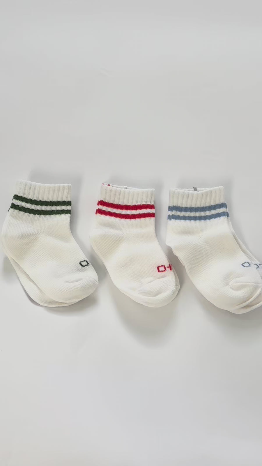 Crew Socks Striped 3 Pack