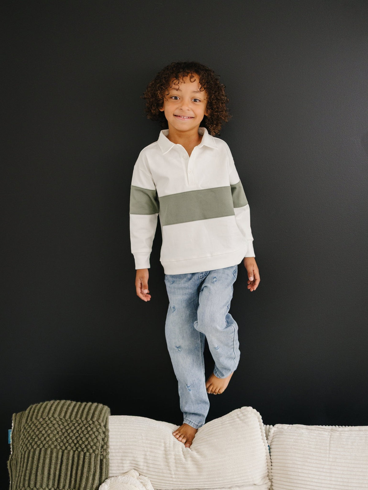 Rhodes Long Sleeve - Olive + Scout
