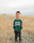 Santa's Favorite Long Sleeve - Olive + Scout