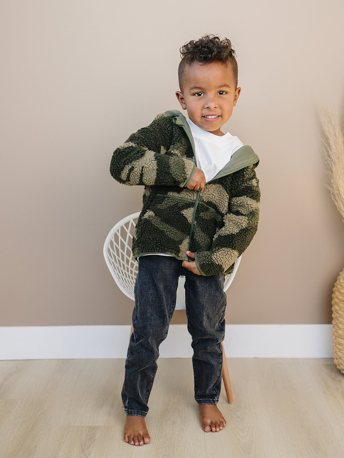 Shiloh Zip Up Jacket - Olive + Scout