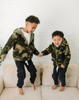 Shiloh Zip Up Jacket - Olive + Scout