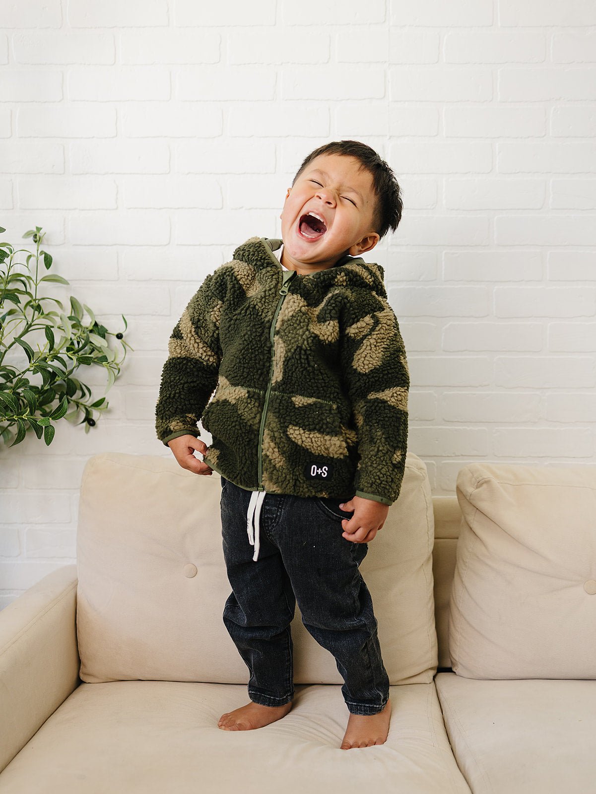 Shiloh Zip Up Jacket - Olive + Scout