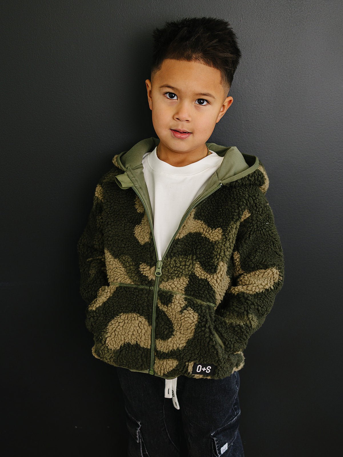 Shiloh Zip Up Jacket - Olive + Scout