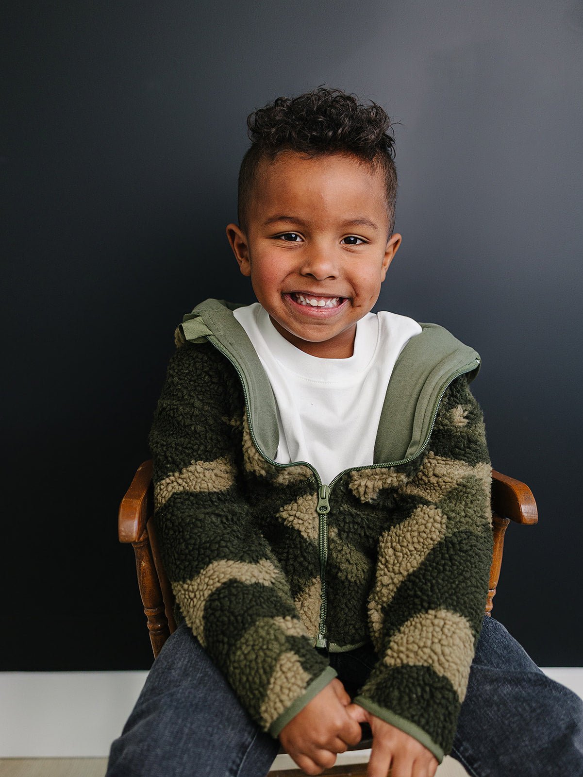 Shiloh Zip Up Jacket - Olive + Scout