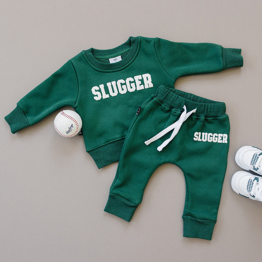 Slugger Jogger Set - Olive + Scout