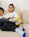 Smiley/Peace Socks 2 Pack - Olive + Scout