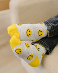 Smiley/Peace Socks 2 Pack - Olive + Scout