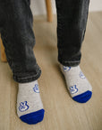 Smiley/Peace Socks 2 Pack - Olive + Scout