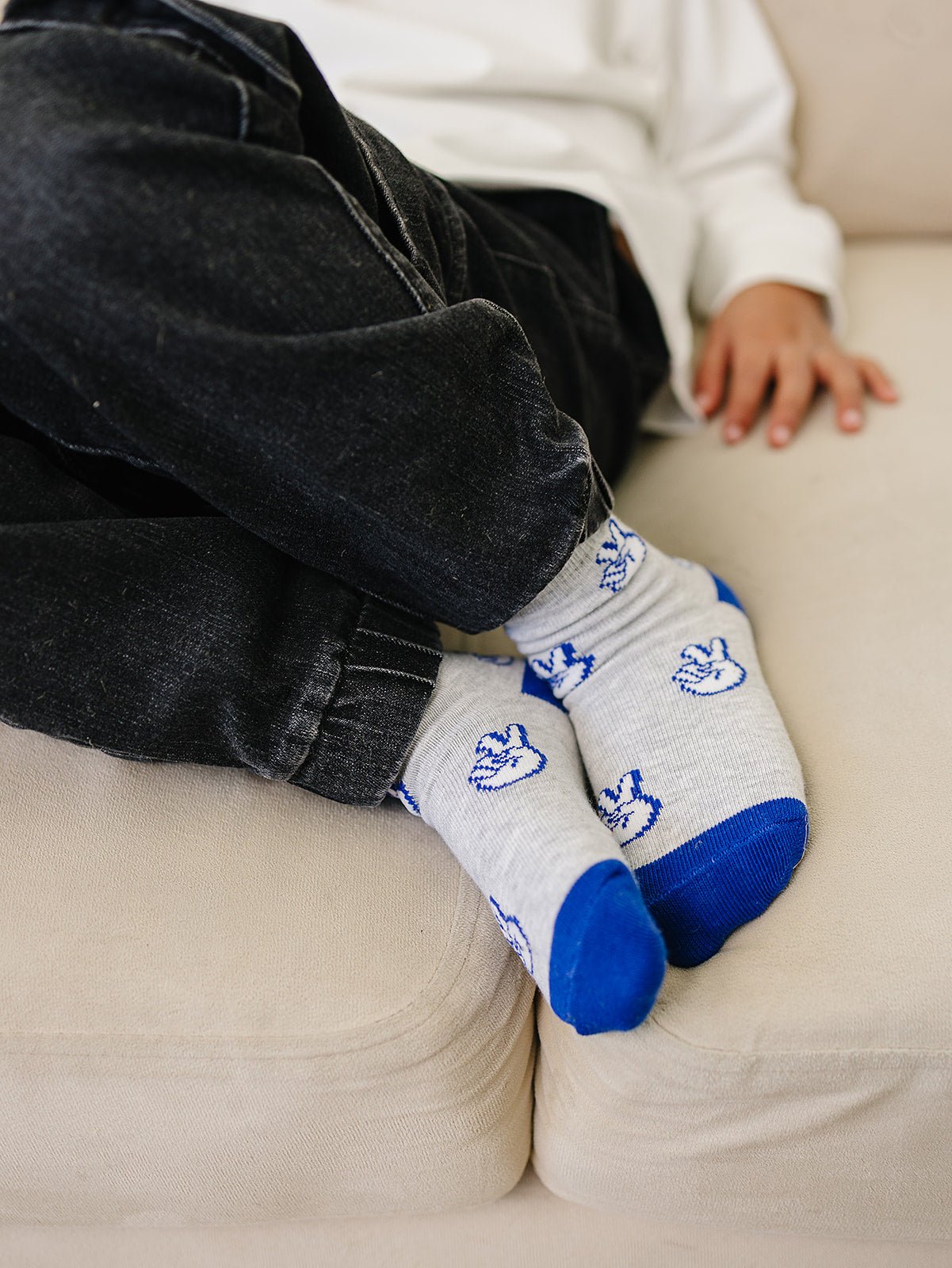 Smiley/Peace Socks 2 Pack - Olive + Scout