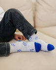 Smiley/Peace Socks 2 Pack - Olive + Scout