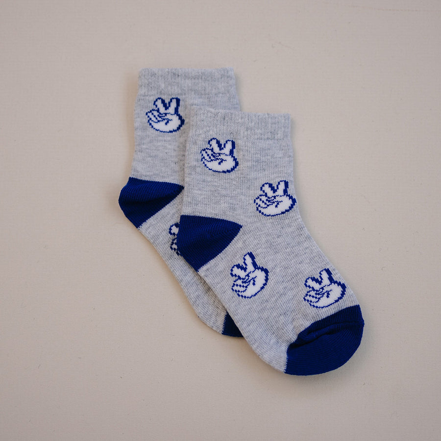 Smiley/Peace Socks 2 Pack - Olive + Scout