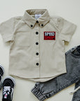 Speed Shop Work Shirt - Olive + Scout