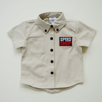 Speed Shop Work Shirt - Olive + Scout