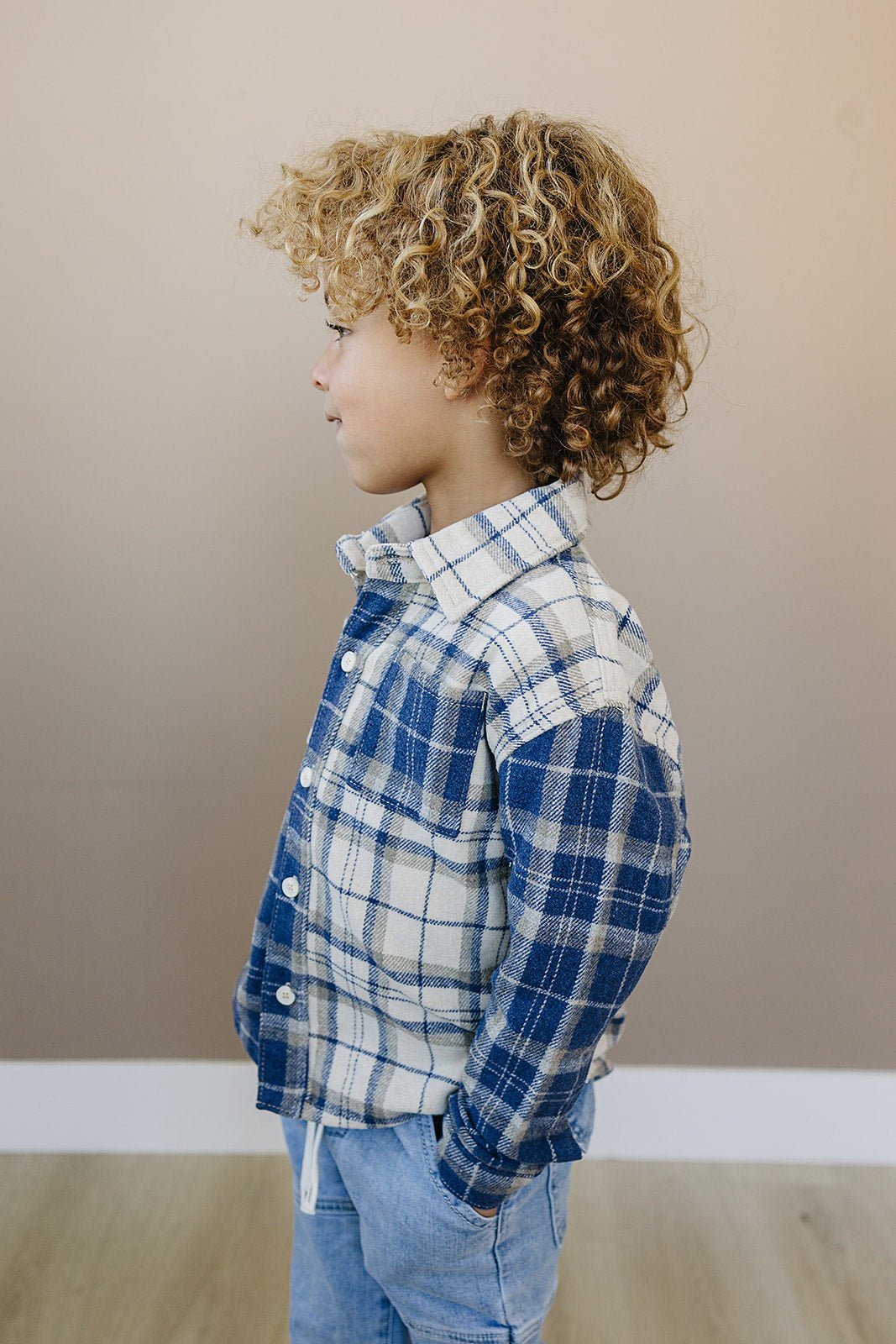 Tate Button Up Shirt - Olive + Scout