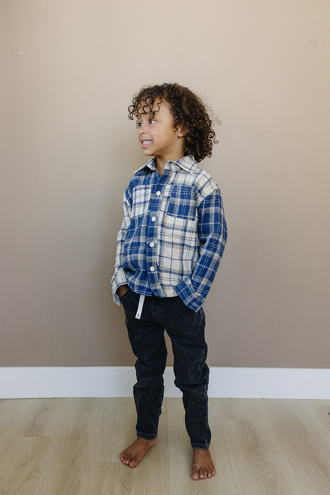 Tate Button Up Shirt - Olive + Scout