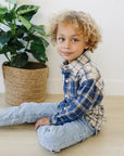 Tate Button Up Shirt - Olive + Scout