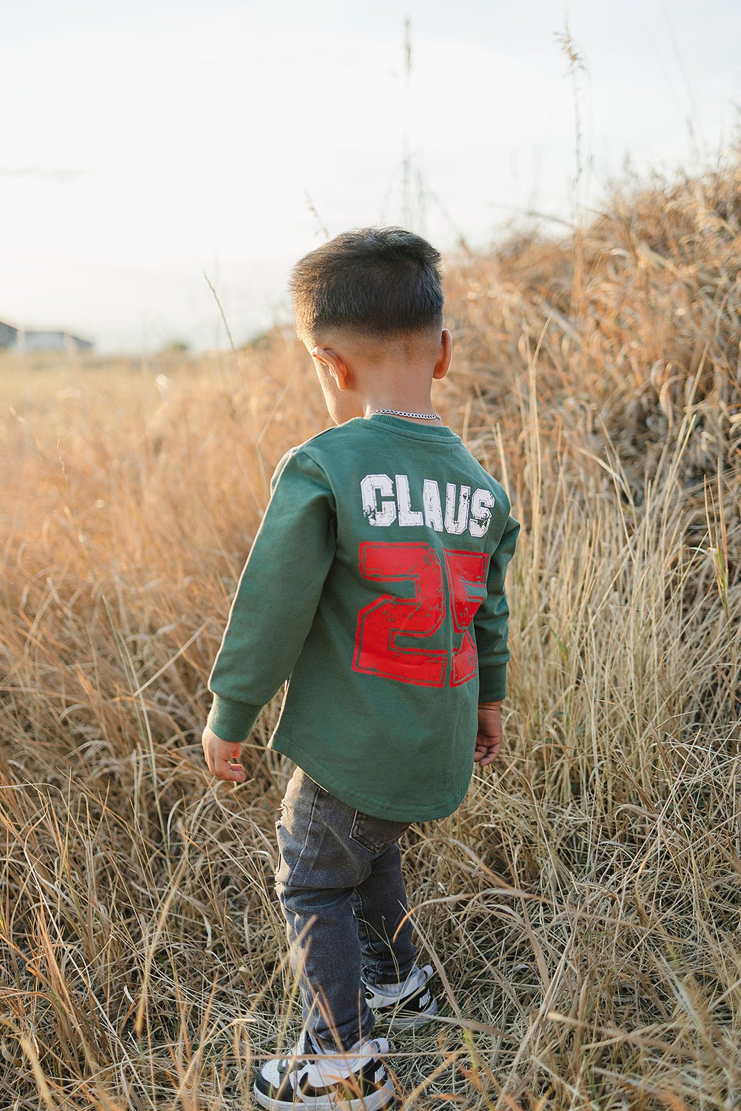 Team Santa Long Sleeve - Olive + Scout