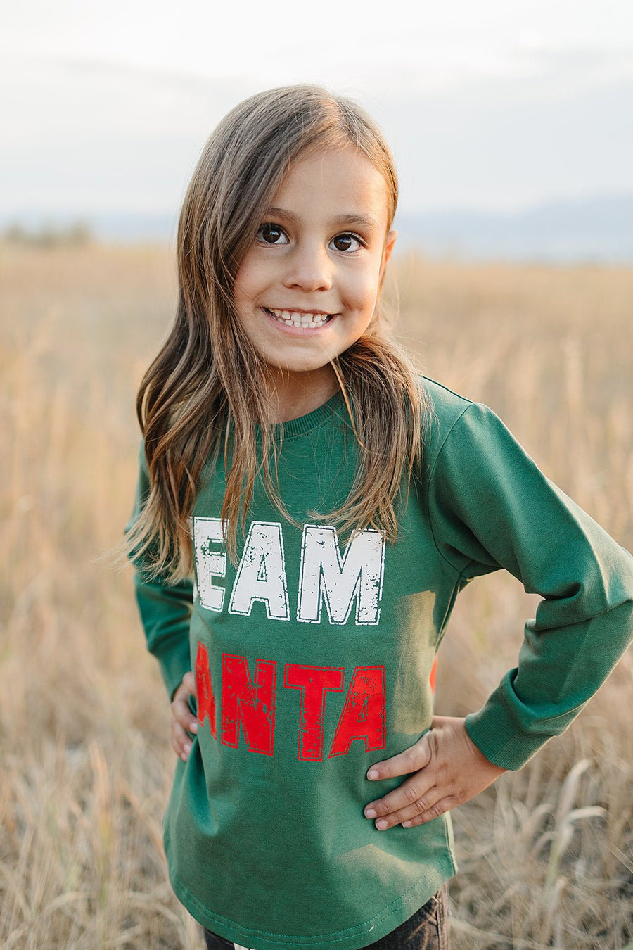 Team Santa Long Sleeve - Olive + Scout