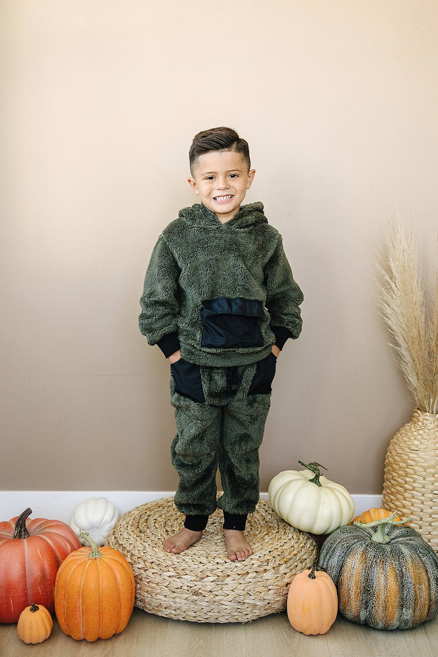 Teddy Jogger Set - Olive + Scout