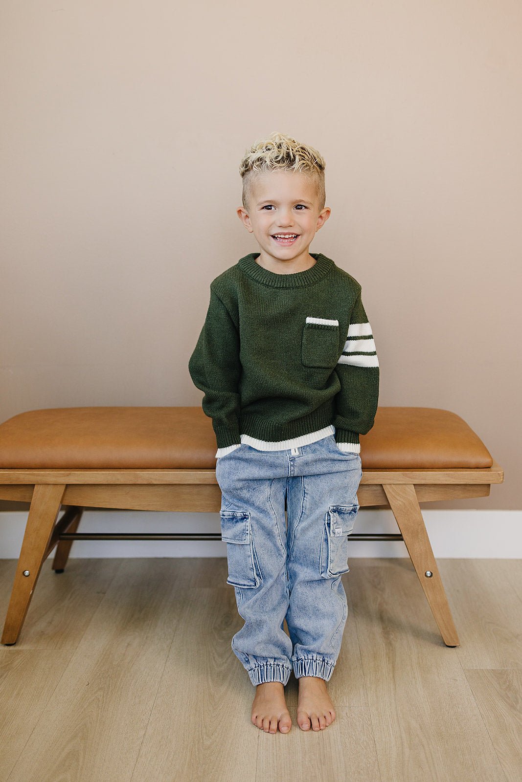 Wynn Sweater - Olive + Scout
