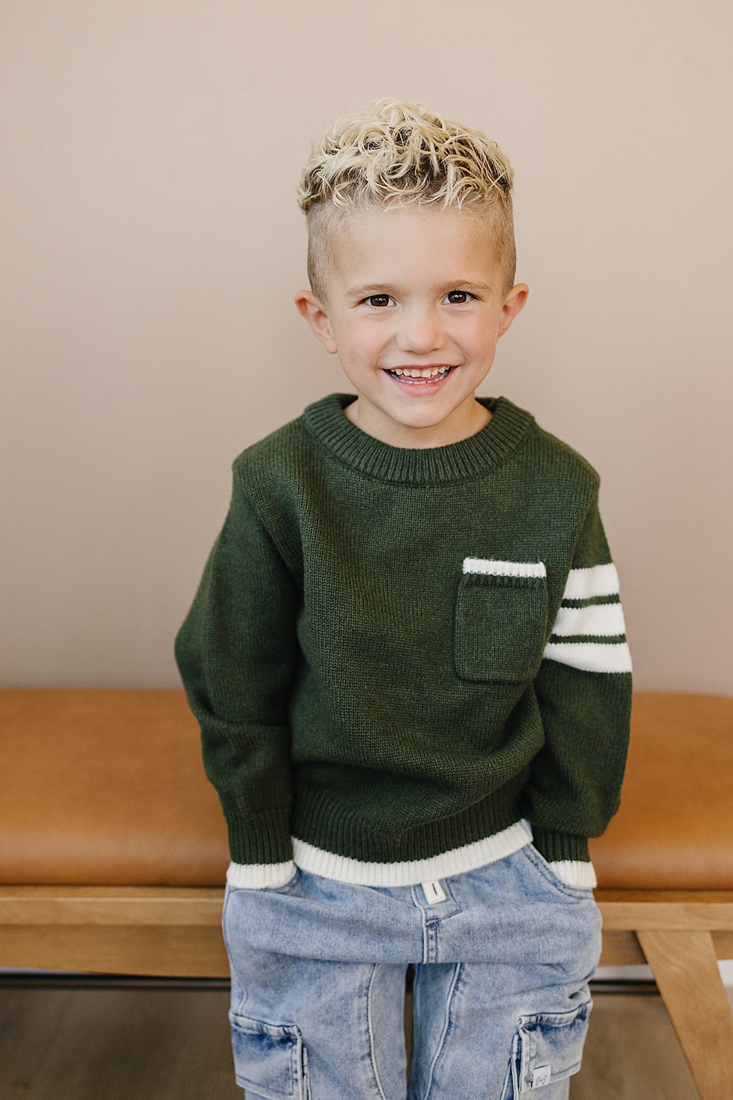Wynn Sweater - Olive + Scout