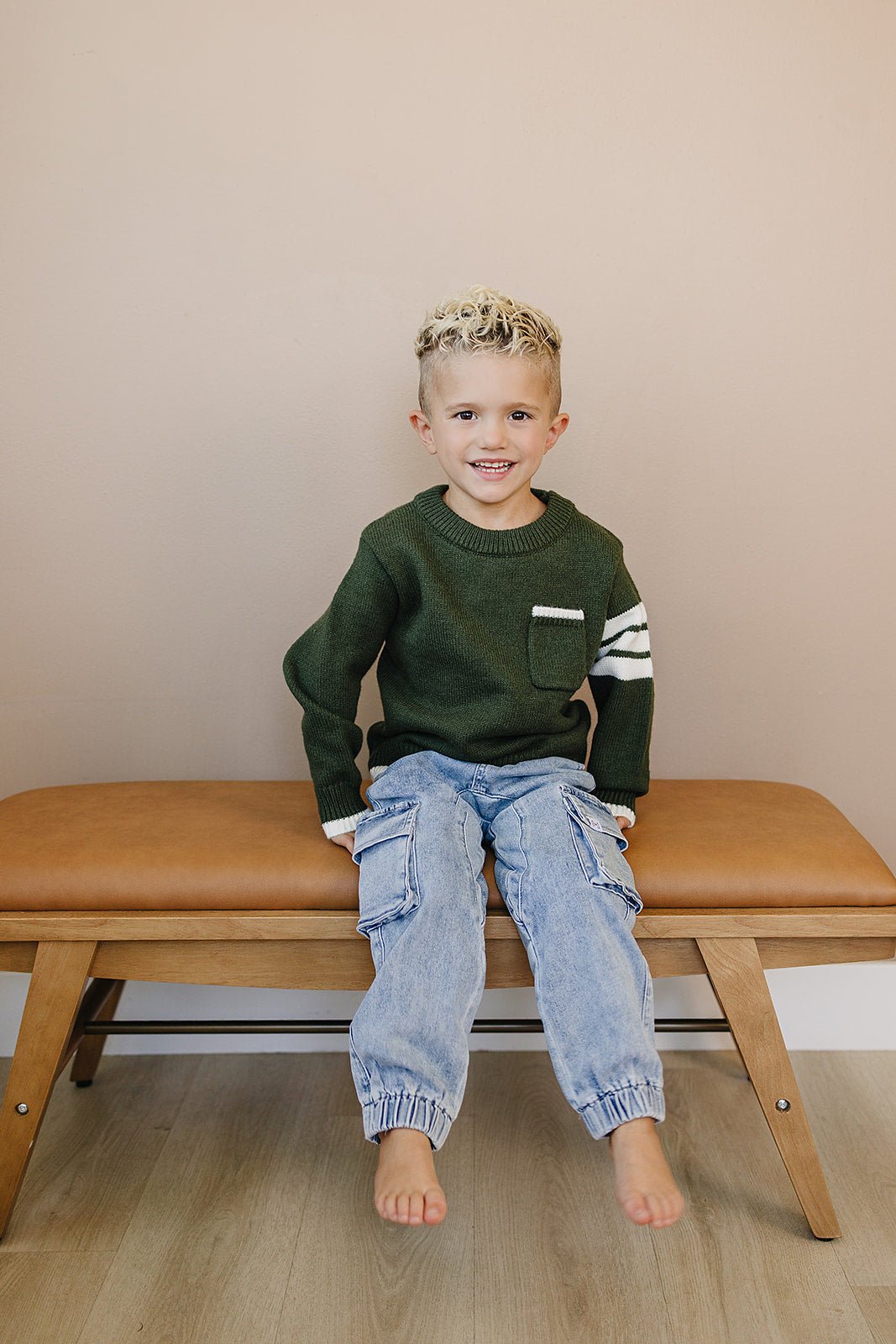 Wynn Sweater - Olive + Scout