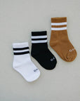 Crew Socks 3 Pack - Olive + Scout